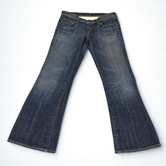 Citizens of Humanity Jeans Women 31 Ingrid #002 Low Waist Stretch Flare Denim - Picture 1 of 10